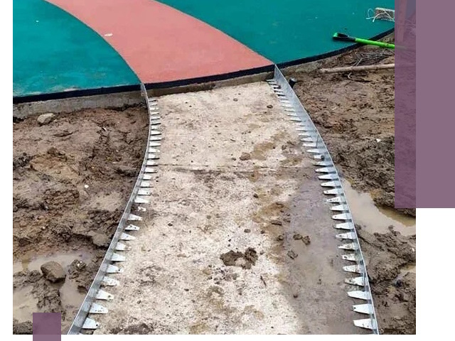 Металлические бордюры для дорожек в Кузнецке — монтаж и изготовление