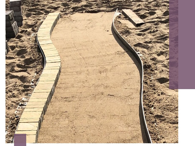 Металлические бордюры для тротуаров в Кузнецке — прочные и долговечные