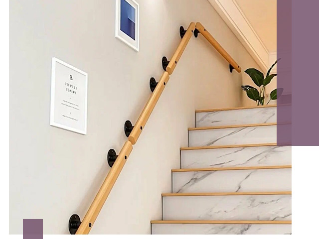 Поручни металлические и деревянные под ключ в Кузнецке