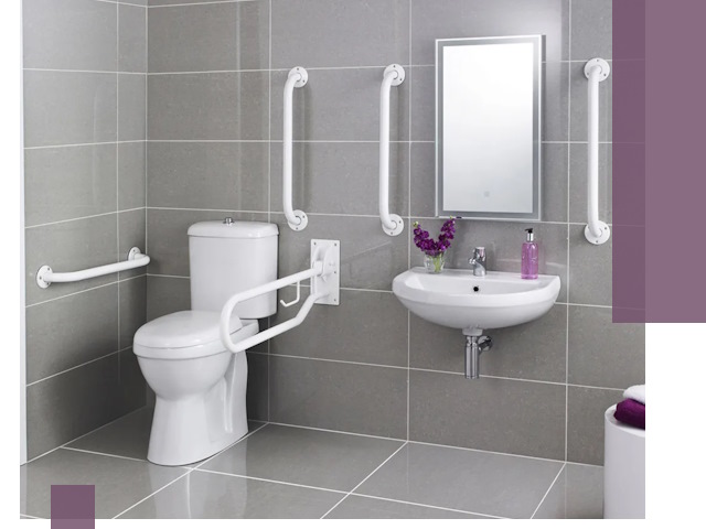 Поручни для санузлов в Кузнецке: установка, ремонт и монтаж