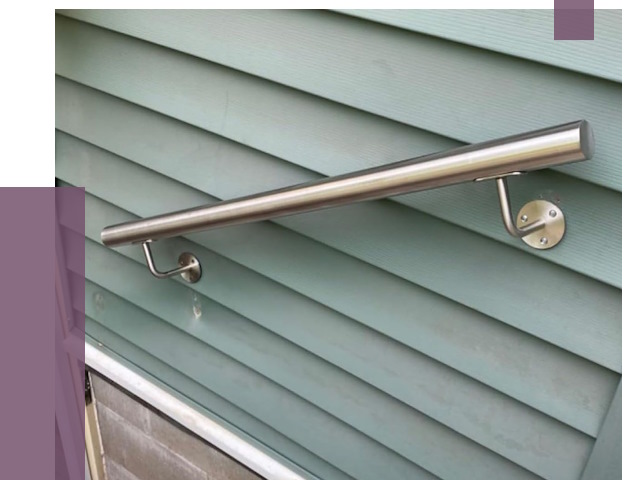 Поручни из нержавеющей стали в Кузнецке от 7818 руб.  | ПРОЛЁТ-Кнц